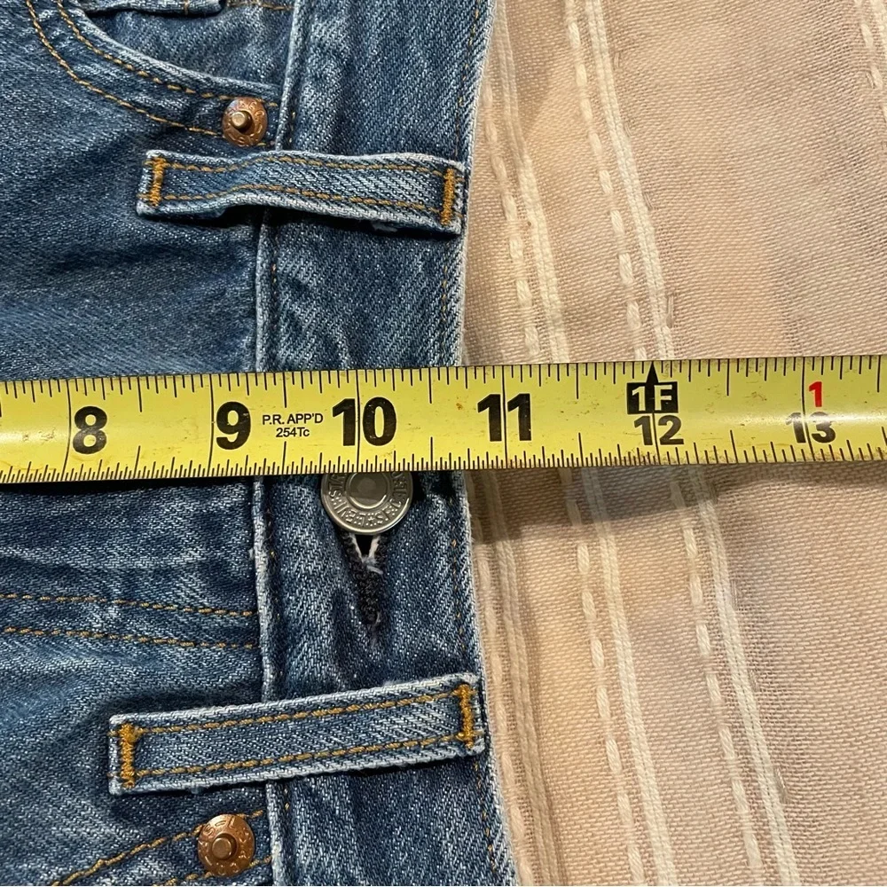 Levi’s Wedgie Straight Leg High Rise Button Fly Jeans 28 - Picture 11 of 12